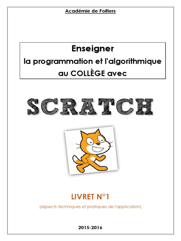 Guide Scratch pour Collégiens | PDF | Scratch (Langage de programation ...