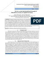 A State-of-Art Review On The Interfacial Bond Strength of Bituminous Overlay in Asphalt Pavements