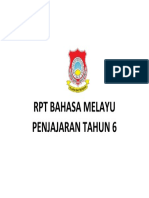 RPT Bahasa Melayu Penjajaran Tahun 6