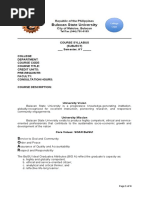 Syllabus Declaration | PDF