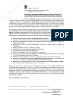 Constancia de Haber Recibido La Capacitación para Aii