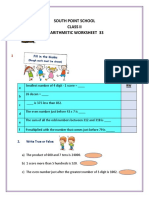 Class2 Arithmetic Worksheet33 PDF