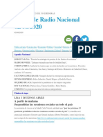 Diario de Radio Nacional 02-08-2020