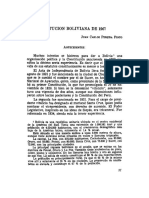 La Constitucion Boliviana de 1967