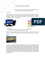 Explique La Diferencia Entre Computación y Computadora
