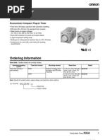 Ordering Information: Solid-State Timer