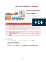 GANTT Exercices D'applications Etape Par Etape