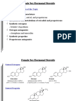 Female Sex Hormonal Steroids