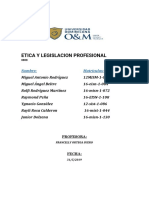 Etica y Legislacion Prof