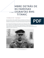 El Hombre Detrás de Las Famosas Fotografías RMS Titanic