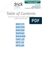 Corrugated Technical Tables Hendrick Architectural 1