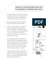 Manual de Instrucciones Medidor de Temperatura Laser