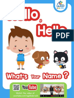 Hello Hello Whats Your Name Flashcard Pack