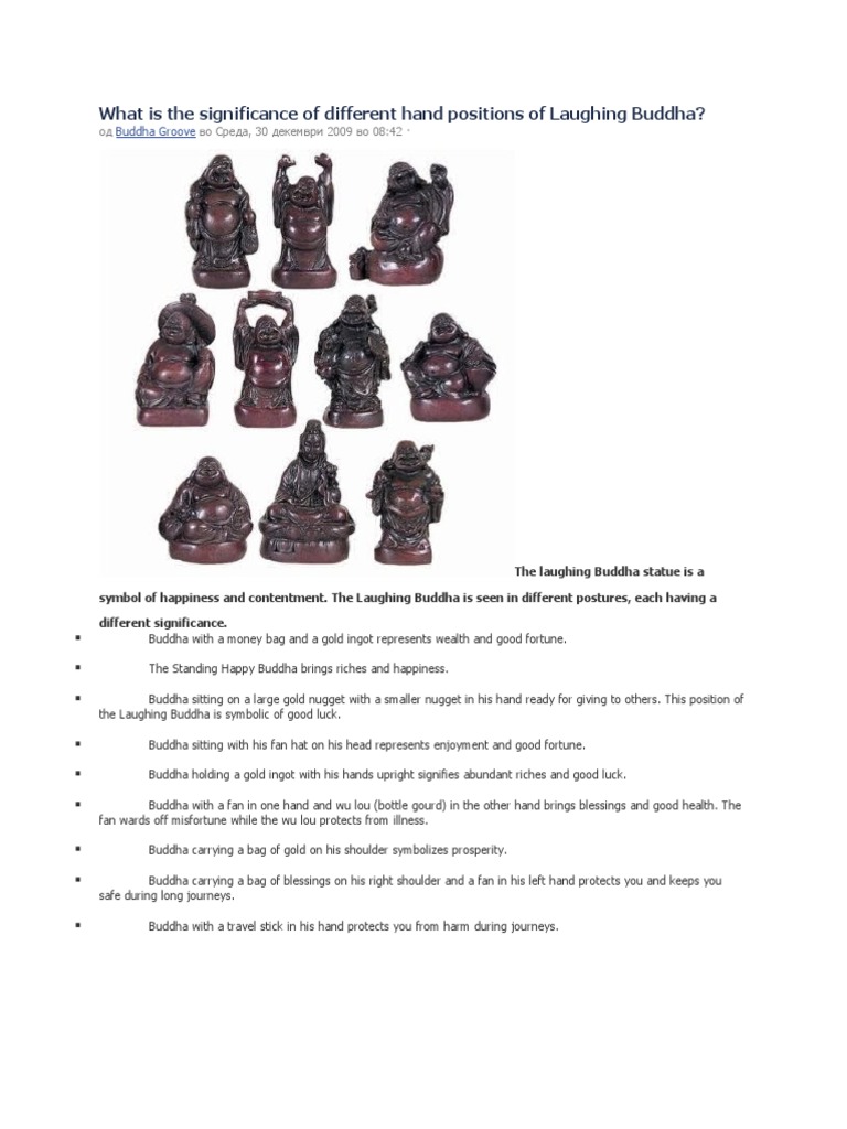 Positions of Laughing Buddha PDF
