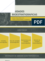 Unidades Bioestratigraficas