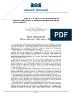 BOE 270-2000-Condiciones para Ejercicio de Funciones de Personal de Vuelo Civil