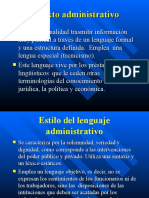 El Texto Administrativo