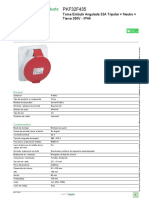 Tomas y Fichas Industriales PRATIKA - PKF32F435 PDF