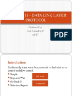 Lecture 11 - Data Link Layer Protocol: Delivered by Joel Anandraj.E Ap/It
