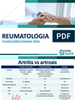 FLAHSCARDS|ENARM 2020: Artritis, gota, osteoporosis y más