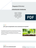 Proyecto C.T.S (J.a.L) Contaminación Ambiental