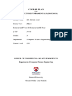 Course Plan: For Data Structure Fundamentals (Ecse281M)