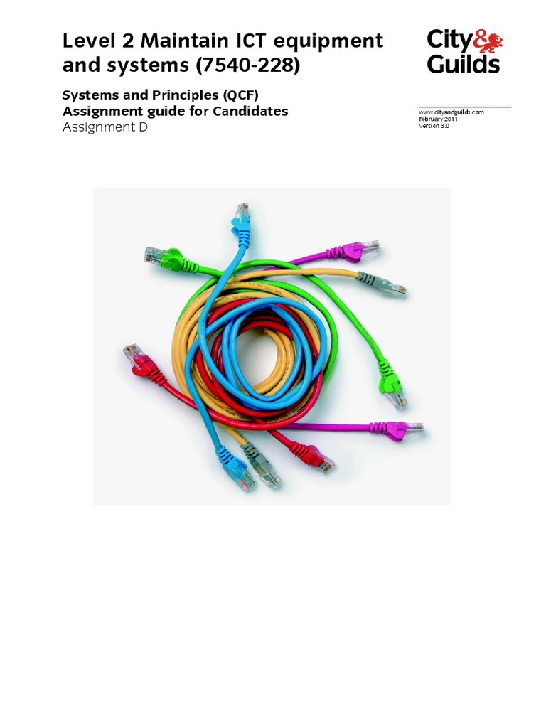 Level 2 Maintain ICT Equipment and Systems (7540-228) : Systems and ...