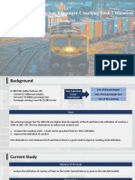 Analysis of Non Suburban Passenger Coaching Stock Utilization in South Central Railway
