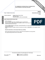 University of Cambridge International Examinations International General Certificate of Secondary Education