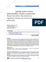 Discriminación racial: marco jurídico y protección