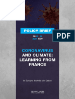 Coronavirus: and Climate: Learning From France