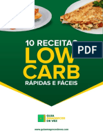 10 Receitas Low Carb