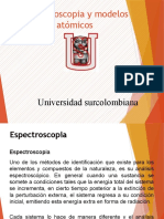 Clase 5. Espectroscopia y modelos atomicos