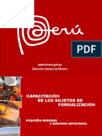 Pequeña Minería y Minería Artesanal PDF