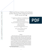 Clifford and Extensor Calculus of Deformed Geometries