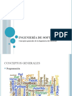 Conceptos generales de la Ingeniería del Software