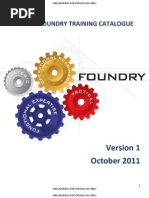 Download FY 2011 FOUNDRY TRAINING CATALOGUE by Joseph Mansfield SN47275369 doc pdf