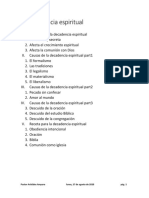 La Decadencia Espiritual PDF