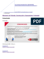 Comunicado - Gobierno Del Perú PDF