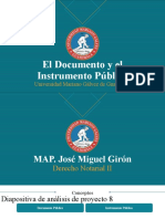El Documento y El Instrumento Público