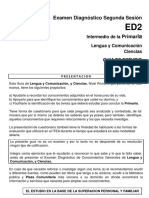 Ed2 Intermedio - Primaria, Lengua y Comunicación, Ciencias, Guía de Estudio, Abril 2013