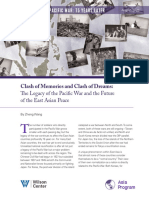 Clash of Memories and Clash of Dreams: The Legacy of The Pacific War and The Future of The East Asian Peace