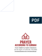 Prayer: According To Sunnah