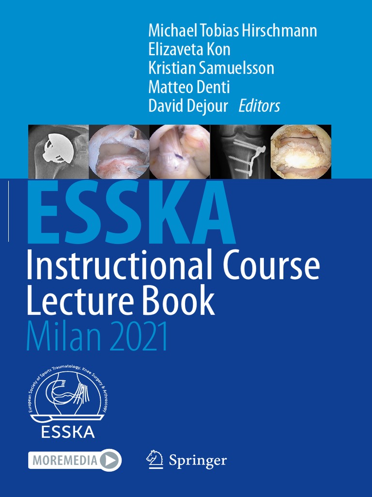 ESSKA Instructional Course Book Milan 2010 PDF | PDF | Knee | Anatomical  Terms Of Location, image size:768x1024