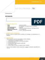 Actividad Calificada - : Tarea