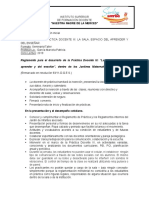 Reglamento para El Desarrollo de La Práctica Docente Iii