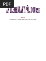 Pali Language Lessons by Ven. Balangoda | PDF | Grammatical Number