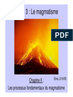 Chap II Processus Fondamentaux Magmatisme - PPT PDF