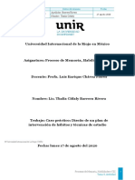 Trabajo - Diseño de Un Plan de Intervención de Hábitos y Técnicas de Estudio