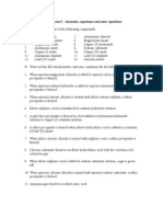 Ionic Equations